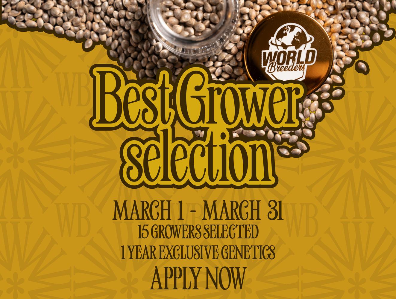 Best Grower Selection | World Breeders Lab