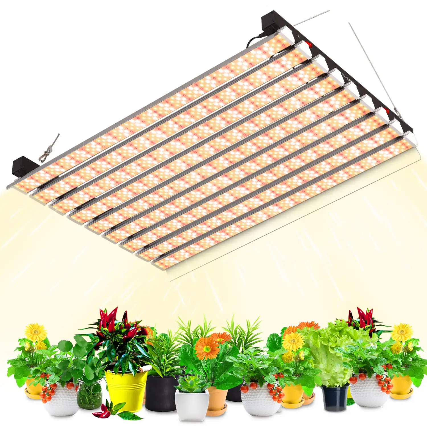 Zerodis LED à Spectre Complet, 2000W LED Grow Light Double Switch Zerodis LED à Spectre Complet, 2000W LED Grow Light Double Switch