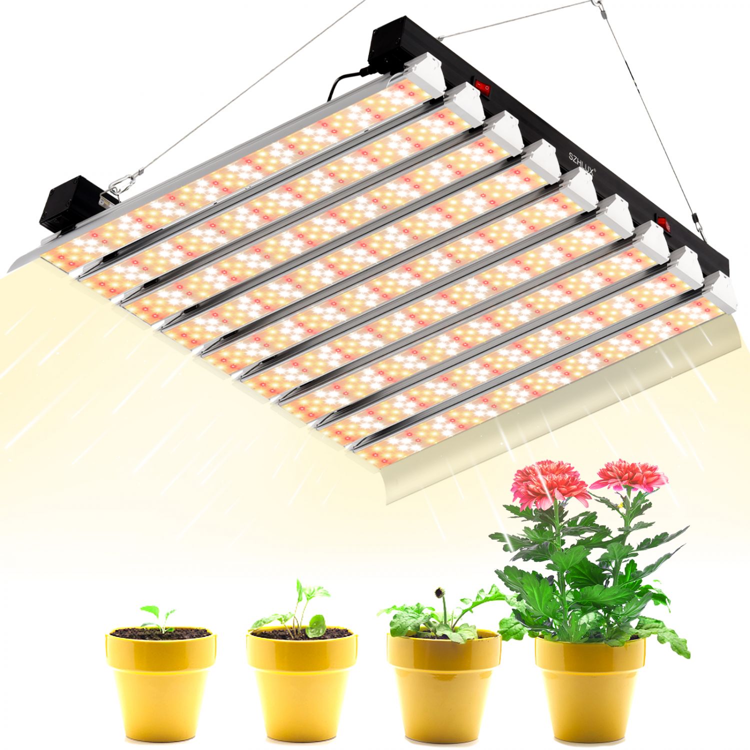 SZ-PT400 LED with Double-Switch by SZHLUX grow lamp. Ligh