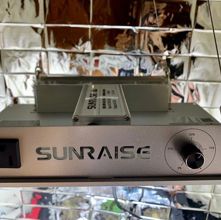 Sunraise lamps manufacturer. Cannabis lighting brand information GrowDiaries