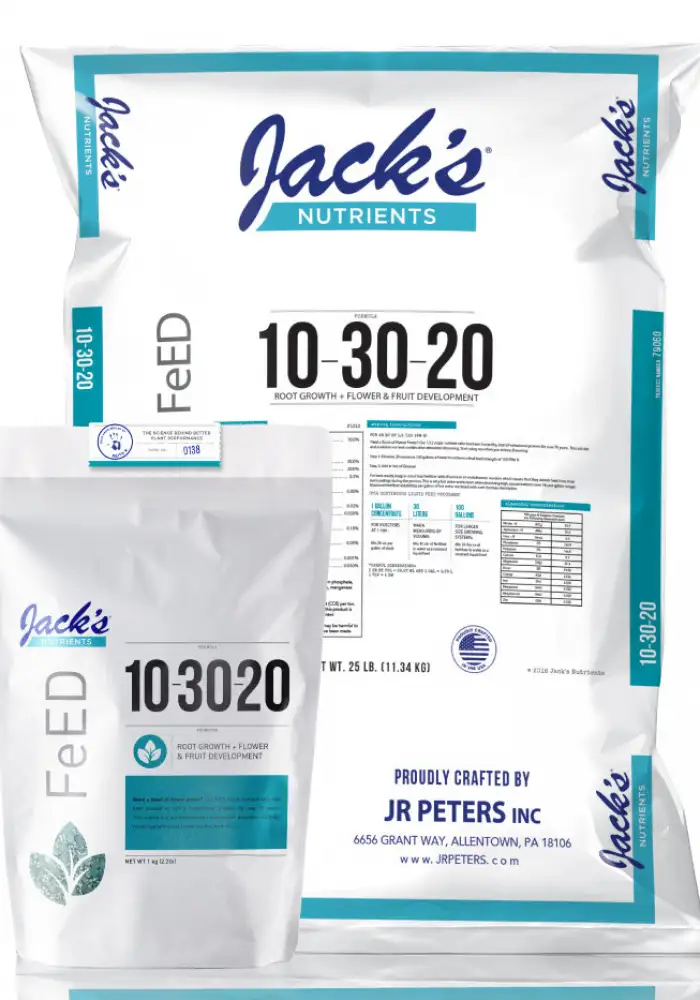 Jack's Nutrients 10-30-20 Bloom