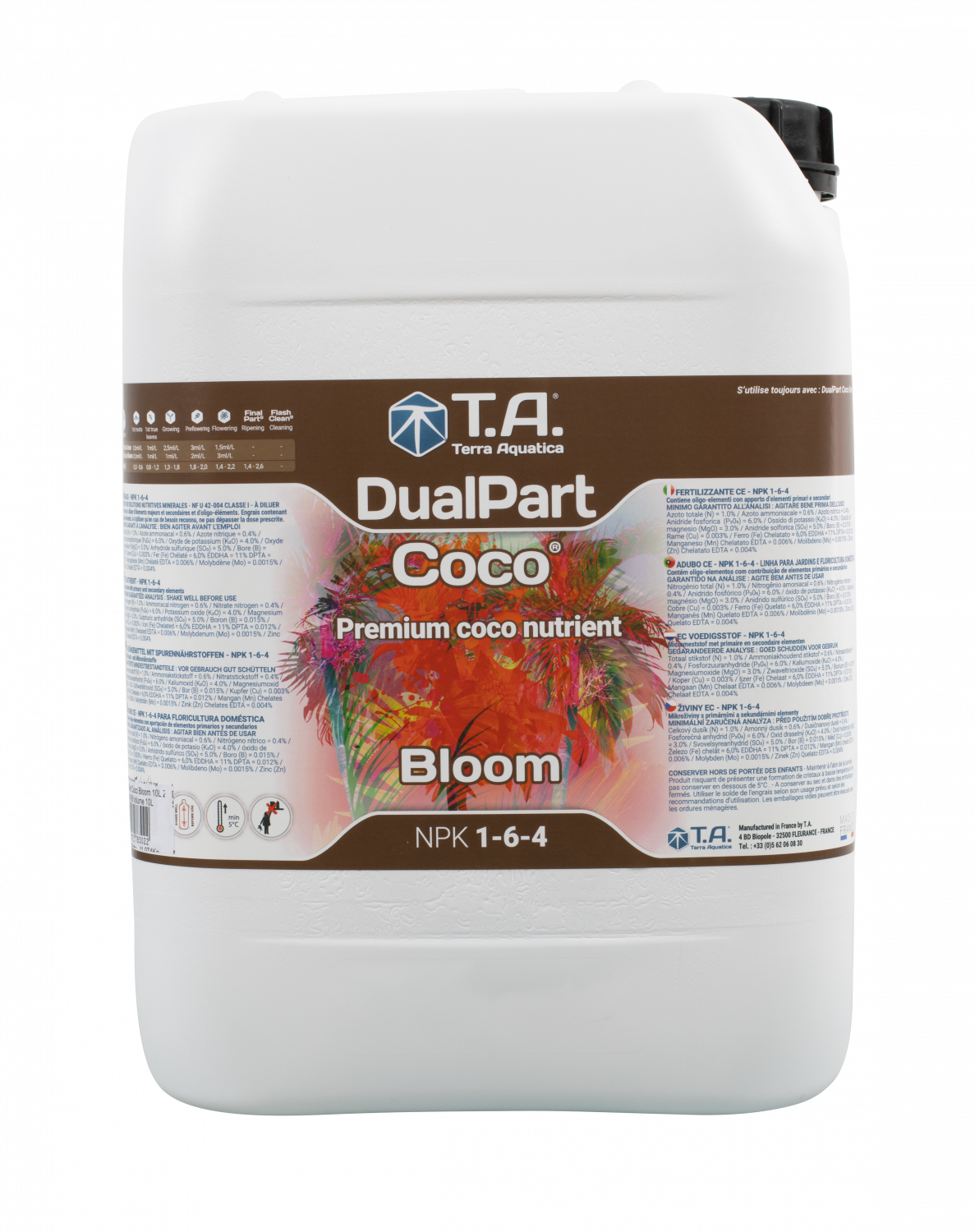 DualPart Coco Bloom / Terra Aquatica nutrient info - GrowDiaries