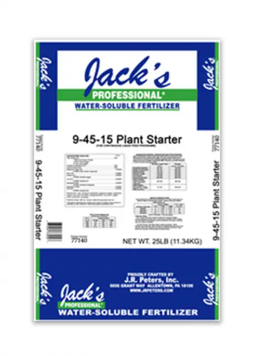 9-45-15 Plant Starter - J.R. Peters, Inc.