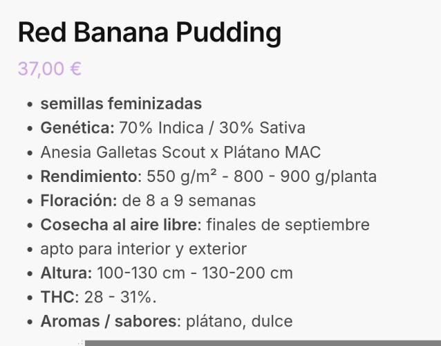 Red Banana Pudding II Marshydro. Week 0