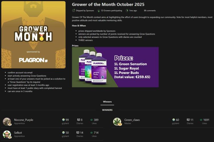 my GROWSTORY. Week 6 - GOTW