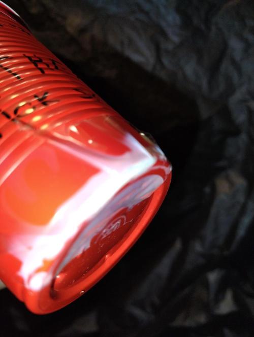 Athena 10k Solo Cup Challenge (clone). Week 2 - Roots began to grow outside of slit, reinforced slit with tape.