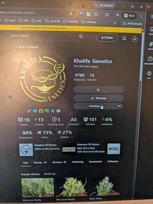 Khalifa Genetica Purple FreakShow. Week 0 - They followed ya boy!!!! 
