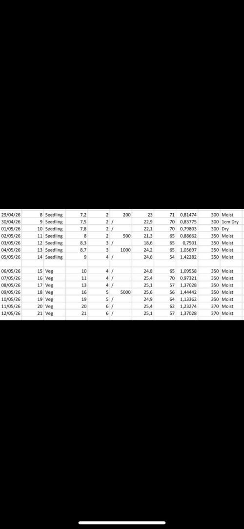 Fruity Durban | Living Soil Test. Week 3