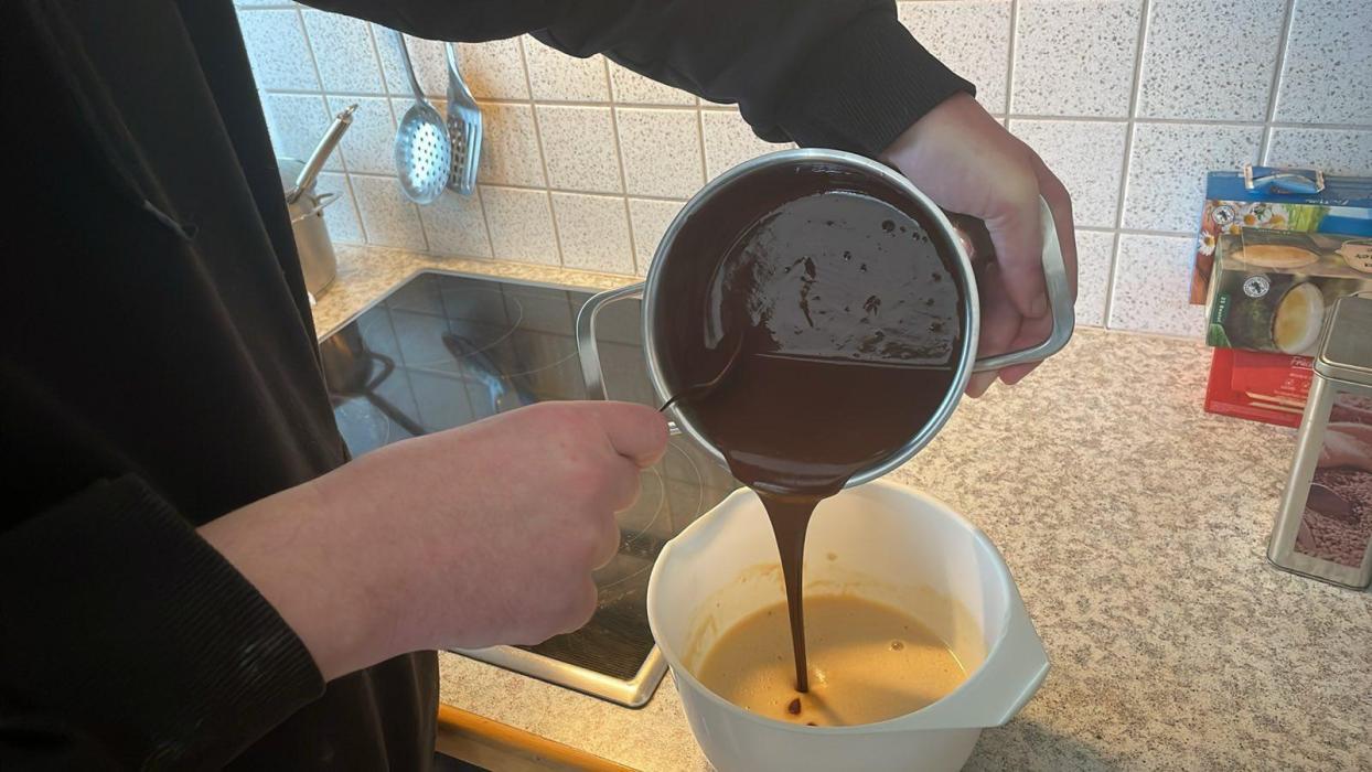 Space Brownies. Week 13 - mix the both
