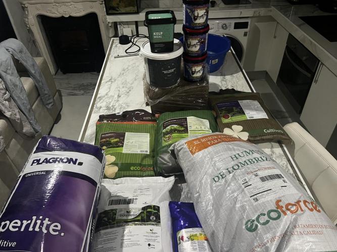 Haciendo super soil. Week 0