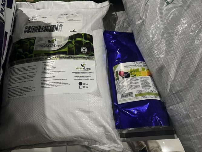 Haciendo super soil. Week 0