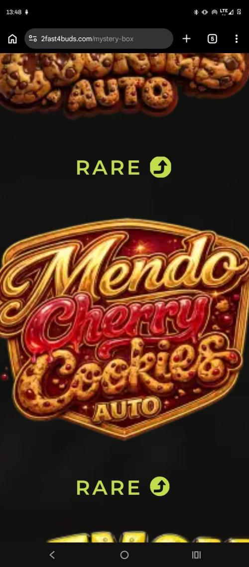 Mendo Cherry Cookies Auto Fastbuds. Week 0
