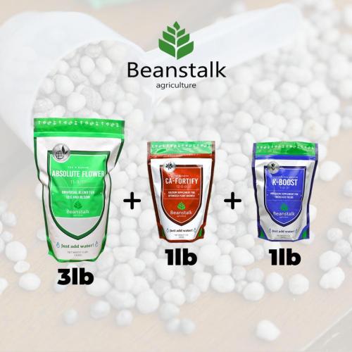 Autopots, beanstalk crf, and water. Week 4 - The secret sauce.