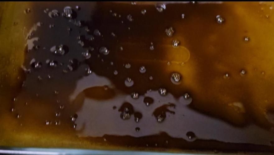 Cherry Zoap. Week 16 - Rso was slightly warm hence the runny appearance. 