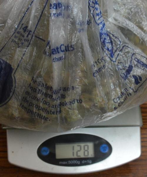 Desfrán in Hydro (DWC). Week 19 - Bag weight tared.