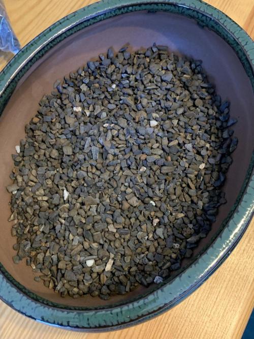 1.Bonsai: Lemon Cherry Runtz. Week 2 - Blähschiefer 2-4 mm