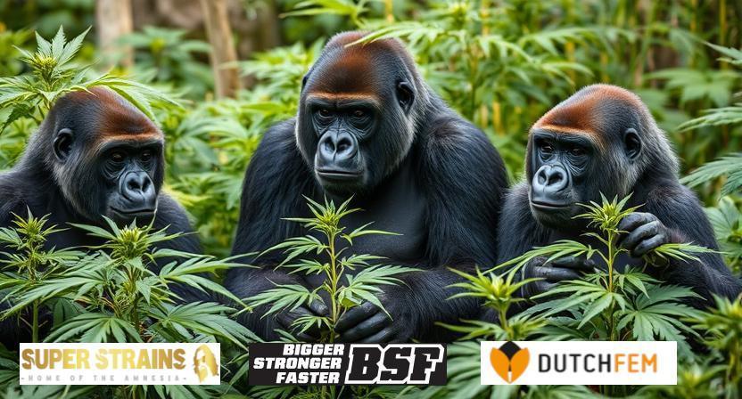 3Gorillas-SuperStrains-DutchFem-BSFSeeds. Week 2