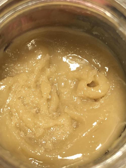 Bloom Hashrun. Week 30 - Tmg#3 45-160u first press rosin cold cured. Whipped it before taking this pic