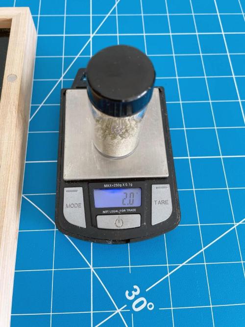 A Particular Orion F1. Week 12 - 2 grams of kief
