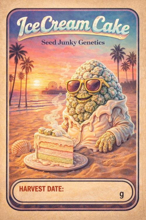 Ice Cream Cake (Clone by Seed Junky Gen). Week 1