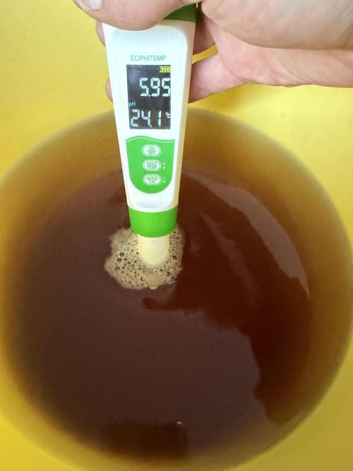 Best wishes Juan. Week 0 - Dec 1 mixture at 5.95ph