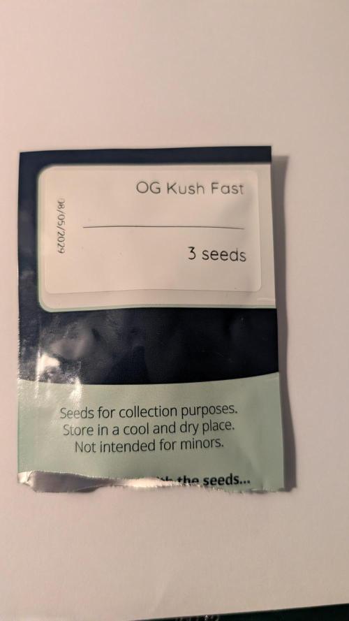 Ganja Farmer OG KuSH Fast VGrow. Week 0