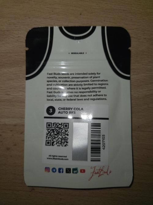 Saraphina aka Cherry Cola RF3. Week 0