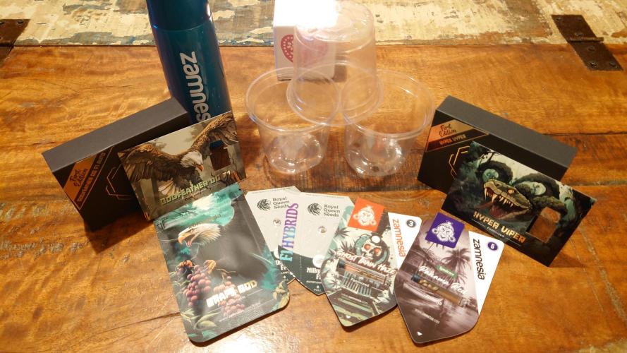 Zamnesia Mixed Grow Project. Week 0