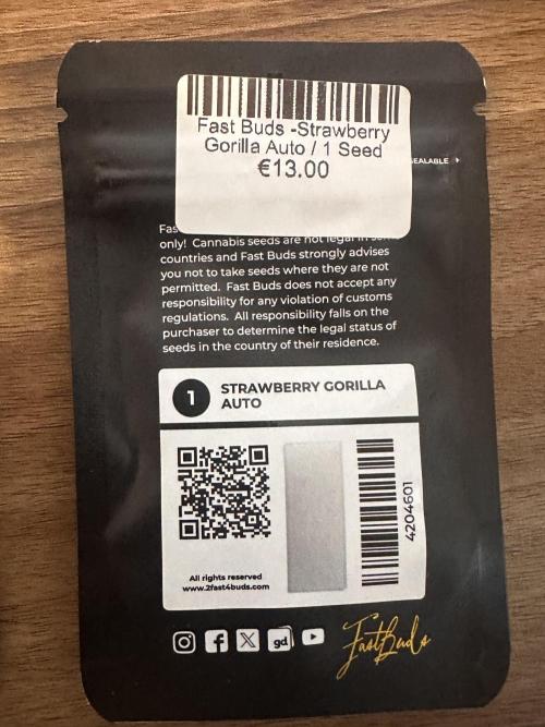 STRAWBERRY GORILLA AUTO. Week 0