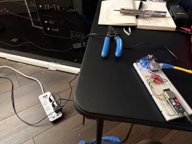 FastBuds Indoor DIY Automation Grow. Week 1 - No idea why I included this, but I'm leaving it. Random workspace picture