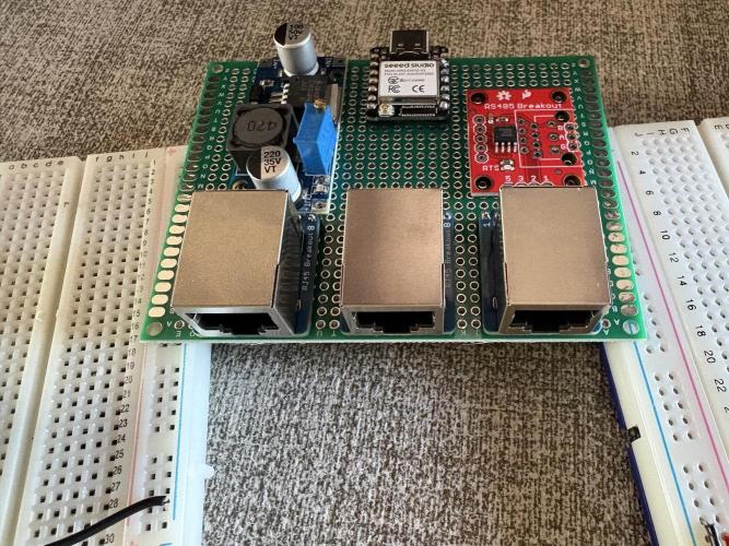 FastBuds Indoor DIY Automation Grow. Week 1 - In progress. PAR, 4 in 1, and NPK. Plug n play with power over Ethernet cat5+