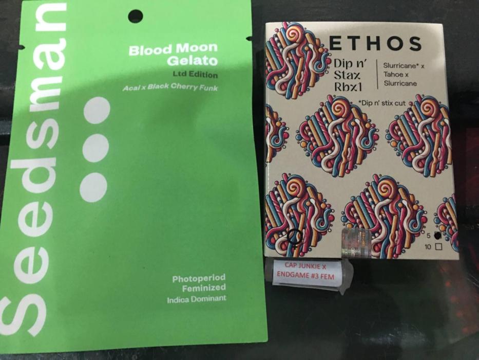 x4 Ethos Rare Capjunkie x Endgame #3. Week 1 - Ill get a photo of them later on when lights on  