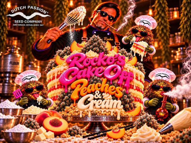 Rocko's Cake Off _ Peaches & Cream. Week 0