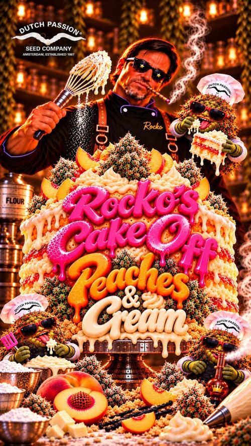 Rocko's Cake Off _ Peaches & Cream. Week 0