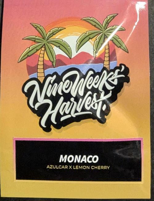 Monaco - Nine Weeks Harvest. Week 0