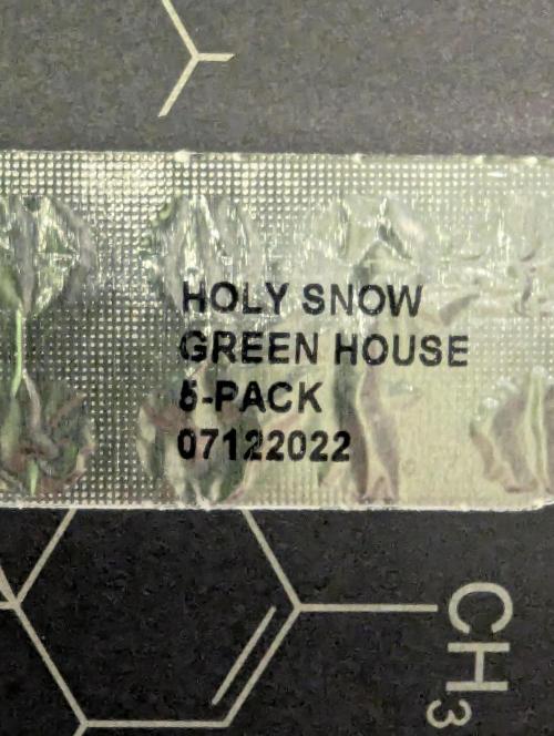 Holy Snow - Greenhouse Seed Co.. Week 0
