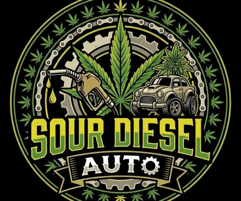 Kyselá Nafta. Week 1 - Sour Diesel Auto Logo