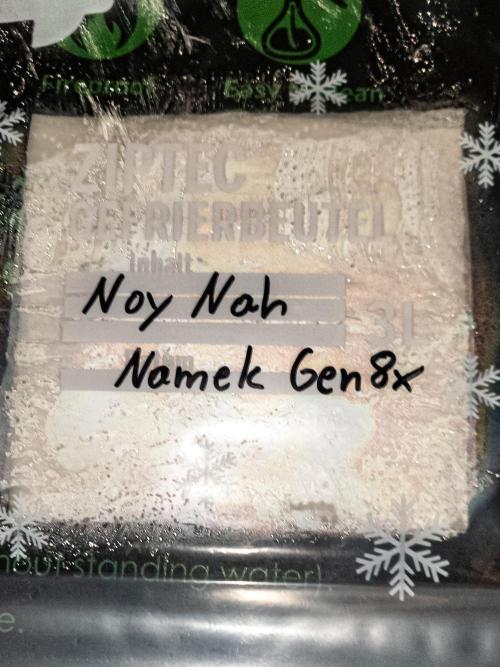 Namek Gen8x Hunt - Noy Nah. Week 0 - Stored at 25°C