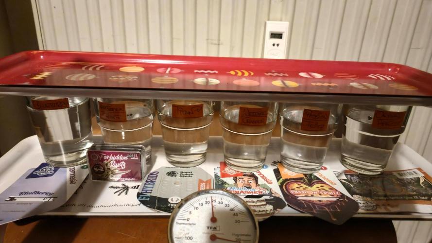 Winterseason 2025 .. only Automatics. Week 0 - Über Nacht zum Anquellen in destilliertes Wasser ...