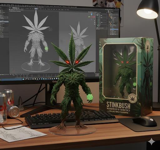 1st Grow. Week 4 - stink Bush Genetics 