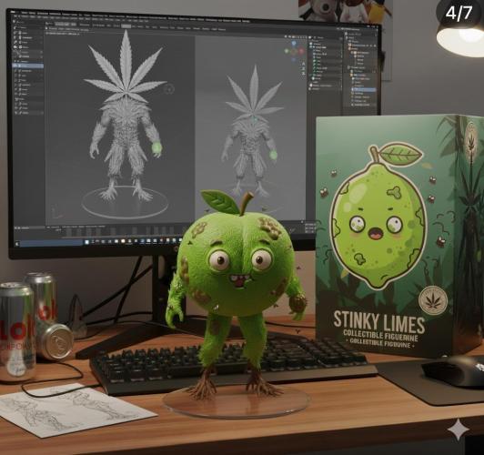 1st Grow. Week 4 - Stinky Limes