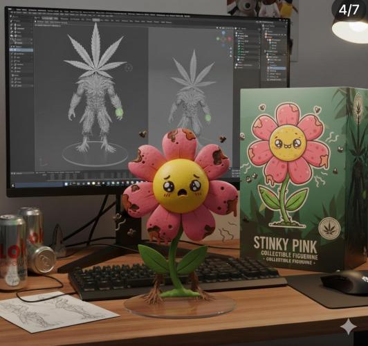 1st Grow. Week 4 - Stinky Pink