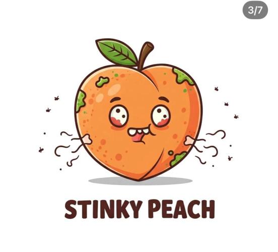 1st Grow. Week 4 - Stinky Peach