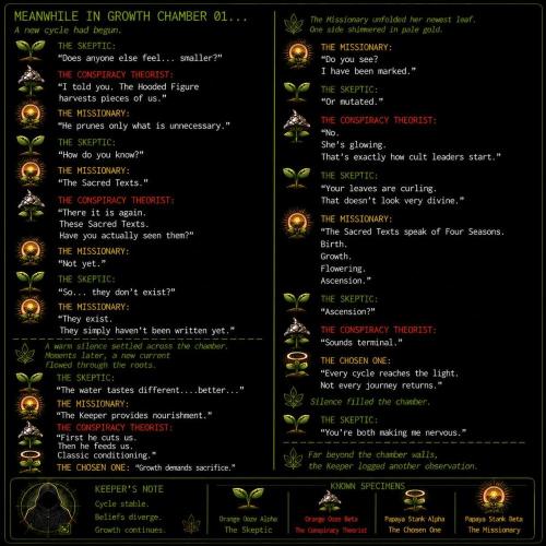 The Keepers Log. Week 4