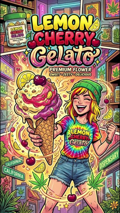 Lemon Cherry Gelato