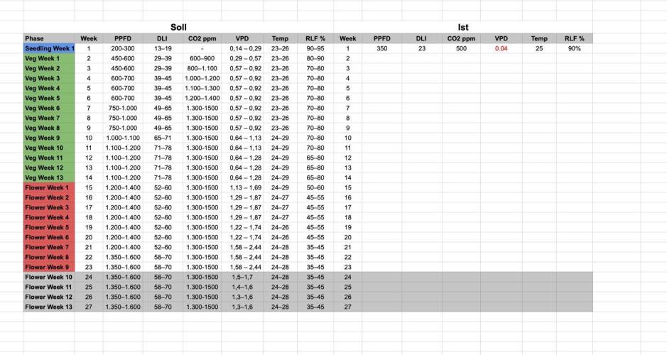 Copy Cat Super Drip S1. Week 0 - Woche 1: Soll- und Ist-Werte