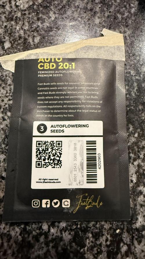 CBD AUTO 20:1. Week 0 - 27/04