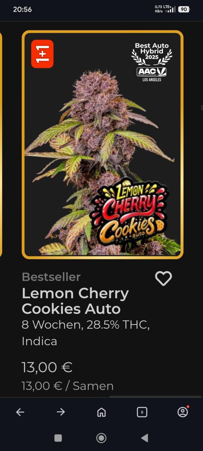 42 Fast BUDS - 1. Lemon Cherry Cookie. Week 0