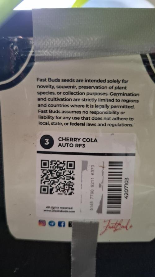 Cherry Cola Auto RF3. Week 0