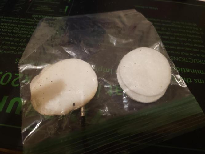 Heisenbeans - Bud Frosty. Week 0 - probe in the left "sandwich", seed in the right